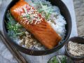 Japanischer Lachs mit Reis Rezept