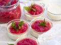 Joghurt-Panna-Cotta mit Rhabarber Rezept