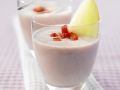 Joghurt-Smoothie mit Erdbeeren und Melone Rezept