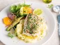 Kabeljau mit Kartoffelpüree und Zitronensauce Rezept