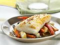 Kabeljaufilet mit Sellerie-Möhren-Gemüse Rezept