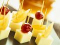 Käse-Frucht-Häppchen Rezept