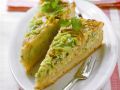 Käse-Lauch-Quiche mit Kräutern Rezept