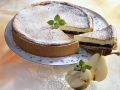 Käse-Mohn-Kuchen mit Birnen Rezept