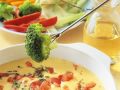 Käsefondue mit Gemüse Rezept