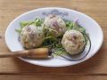Käseknödel mit Lauchgemüse Rezept