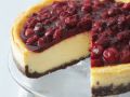 Käsekuchen mit Kirschtopping Rezept