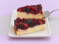 Käsekuchen mit Rote-Grütze-Haube Rezept