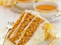 Karotten-Orangen-Kuchen mit Cremefüllung Rezept