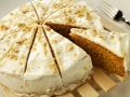 Karotten-Orangen-Kuchen mit Glasur Rezept
