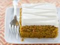 Karottenkuchen mit Frischkäseglasur Rezept