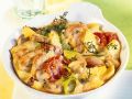 Kartoffel-Gemüsegratin mit Bratenfleisch Rezept