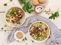 Kartoffel-Hack-Suppe mit Pilzen Rezept