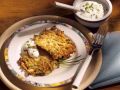 Kartoffel-Zucchinirösti mit Quark Rezept