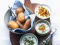 Kartoffeln mit cremigen Saucen Rezept