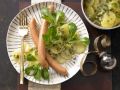 Kartoffelsalat mit Feldsalat Rezept