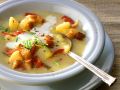 Kartoffelsuppe mit Paprika und Sauerrahm Rezept