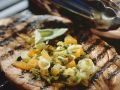Kassler vom Grill mit Aprikosen-Soße Rezept