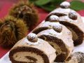 Kastanienroulade mit Sahne Rezept