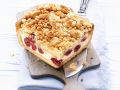 Kirsch-Käsekuchen mit Butterstreuseln Rezept
