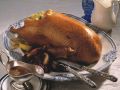Klassische Martinsgans mit Rotkohl Rezept
