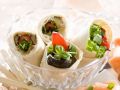 Kleine Wraps mit Paprika und Aubergine Rezept