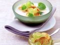 Knoblauch-Mandel-Gazpacho mit Trauben Rezept