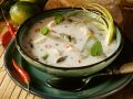 Kokos-Fisch-Suppe mit Spargel und Zitrone Rezept