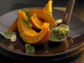 Kürbis mit grünem Pesto Rezept