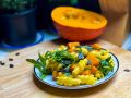 Kürbis-Pasta mit Rucola Rezept