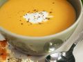 Kürbiscremesuppe mit Apfel Rezept