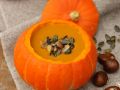 Kürbissuppe mit Maronen Rezept