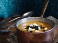 Kürbissuppe mit Pastinake und Käse Rezept