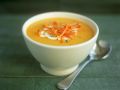 Kürbissuppe mit Sauerrahm Rezept