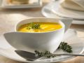 Kürbissuppe mit saurer Sahne und Thymian Rezept