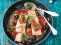 Lachs alla puttanesca Rezept