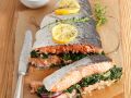 Lachs gefüllt mit Spinat Rezept