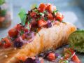 Lachs mit Erdbeer-Ragout Rezept