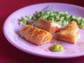 Lachs mit Gurkensalat Rezept