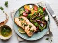 Lachs mit Salat Rezept