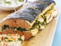 Lachs mit Zitronen-Kräuter-Füllung Rezept