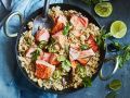 Lachs-Reis-Pfanne Rezept