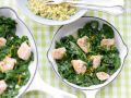 Lachs-Spinat-Pfanne Rezept