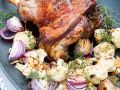 Lamm mit Blumenkohl-Zwiebelgemüse Rezept