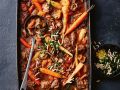 Lammragout mit Aprikosen und Wurzelgemüse Rezept