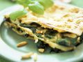 Lasagne mit Spinat und Pinienkernen Rezept