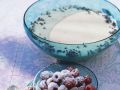 Lavendelcreme mit Himbeeren Rezept