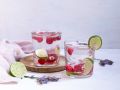 Lavendelwasser mit Himbeeren Rezept