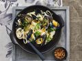 Linguine mit Muscheln und Zitronen-Sahne-Sauce Rezept