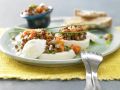 Linsensalat auf Mozzarella Rezept